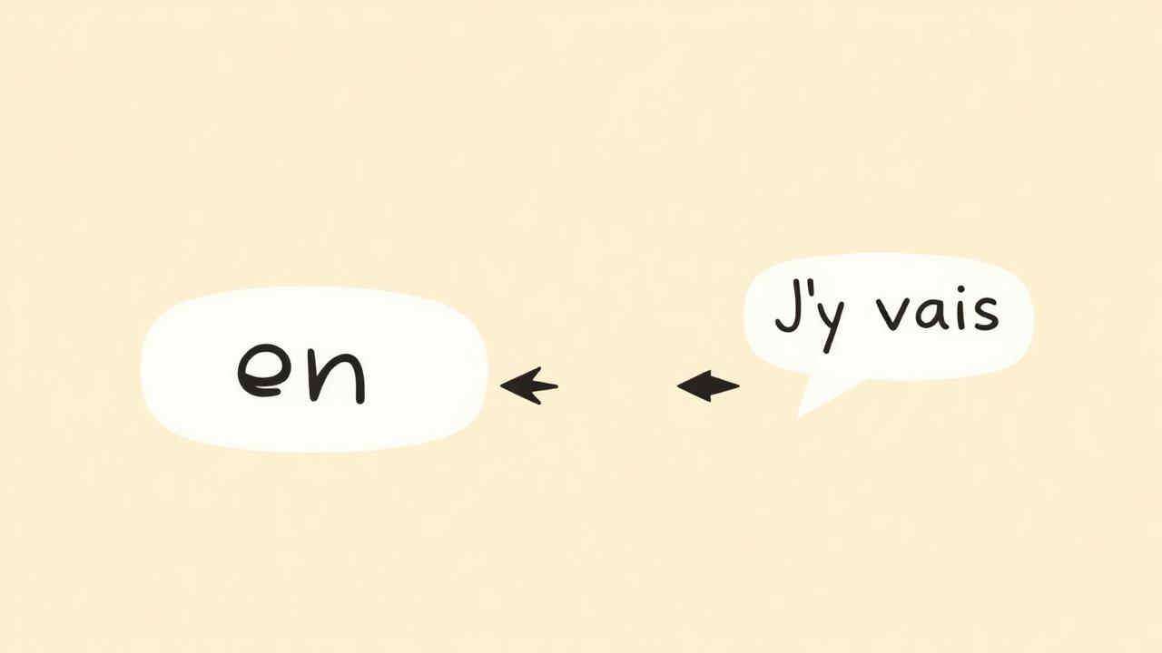 Иллюстрация местоимений en и y во французском